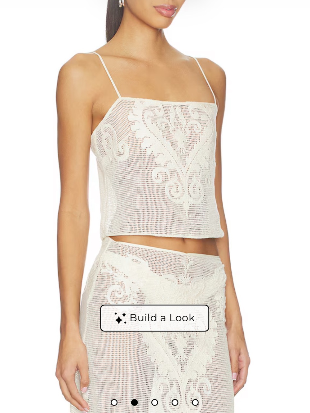 Fallon Top in Ivory L'Academie